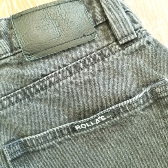 Rolla's Relaxed Fit Straight Leg Stone Black Wash Denim Jean's Pants Rel… - Picture 3 of 13